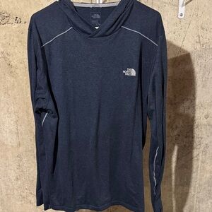 The North Face Men's Dark Blue Long Sleeve Tee